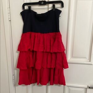 Vintage gypsy tango midi skirt Sz L